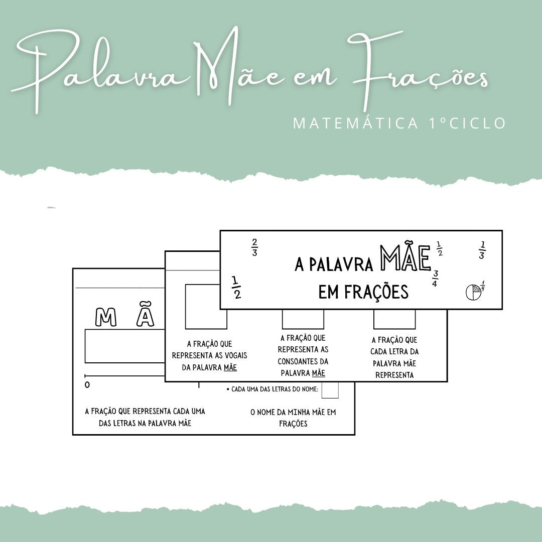 Palavra Mãe em frações