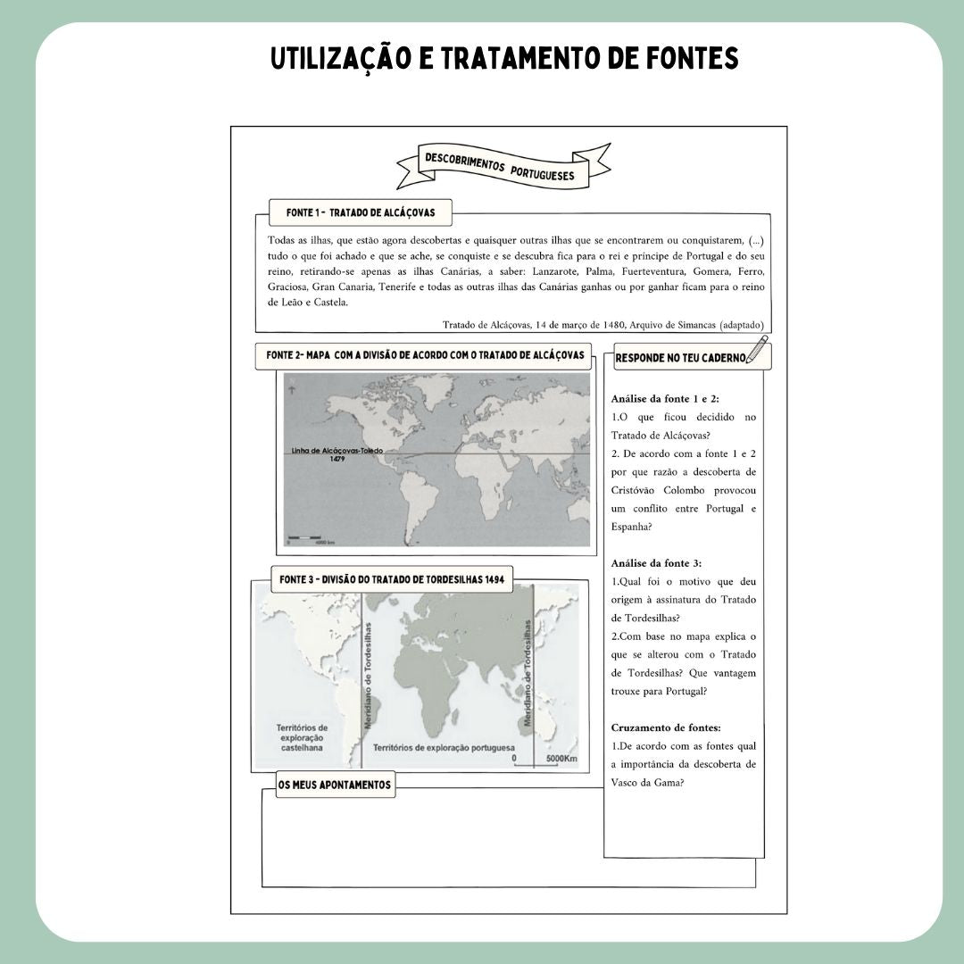 Análise de fontes sobre a Expansão marítima