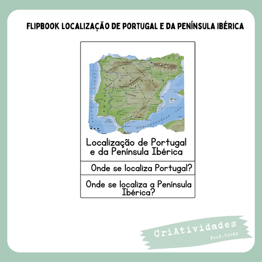 Flipbook Localização de Portugal e da Península Ibérica